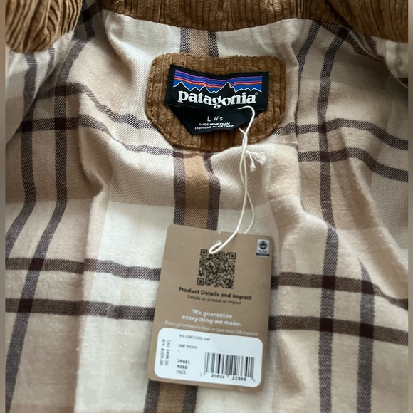 Patagonia Cord Fjord Jacket - Women’s Large - Picture 4 of 4